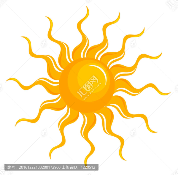 太陽的插圖