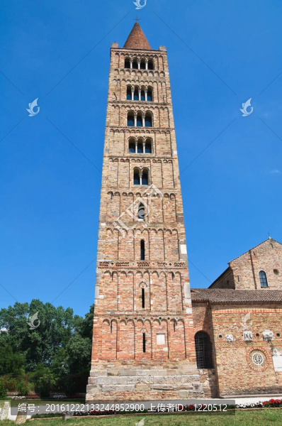 Pomposa,Abbey?？频细炅_。Emilia,Romagna。意大利.