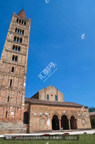 Pomposa,Abbey?？频细炅_。Emilia,Romagna。意大利.