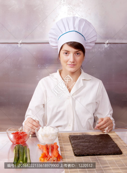 Cook女士做壽司卷