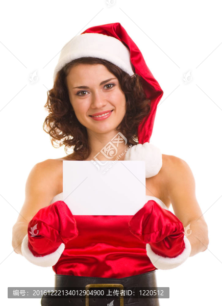 穿著克勞斯衣服的婦女