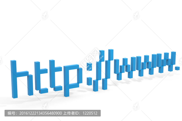 藍3D地址http,www互聯(lián)網(wǎng)連接的概念。