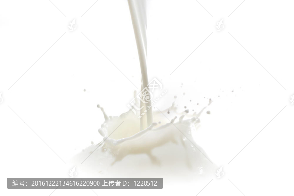 牛奶濺