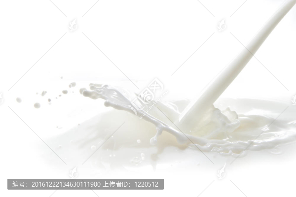 牛奶濺