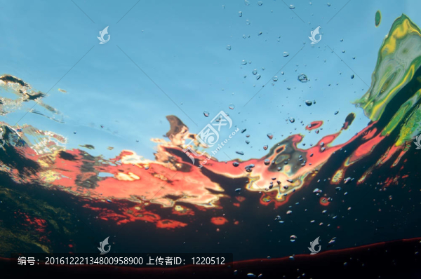 摘要水下背景
