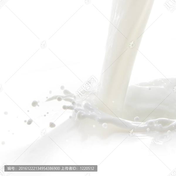 牛奶濺