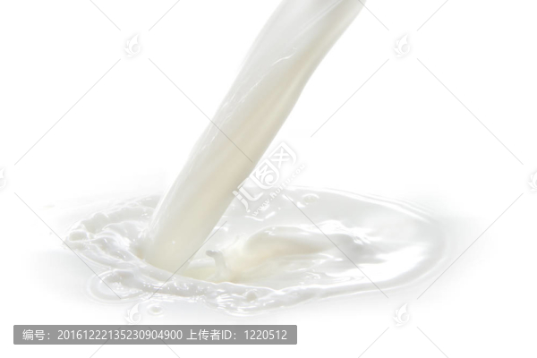 牛奶濺