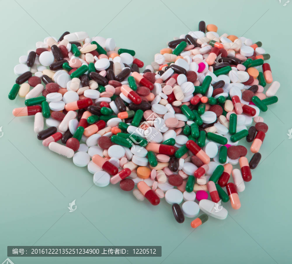 各種形狀的藥丸