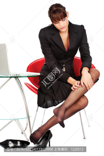女按摩師放松腿
