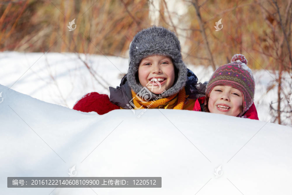 隱藏在雪