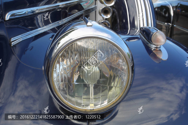 復(fù)古車前燈