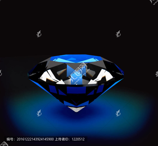 黑色背景上的鉆石