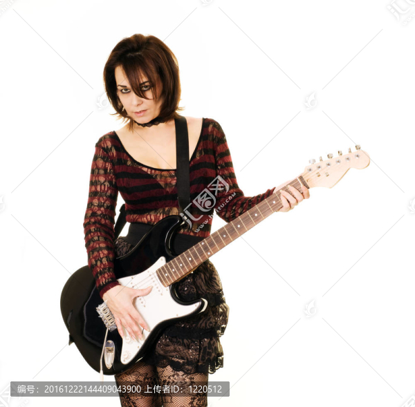 帶電吉他的女人