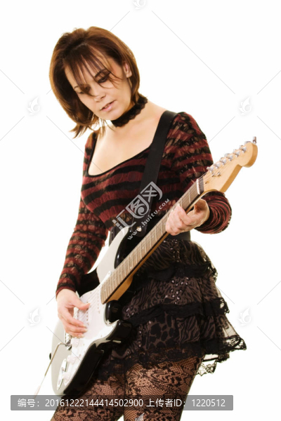 帶電吉他的女人