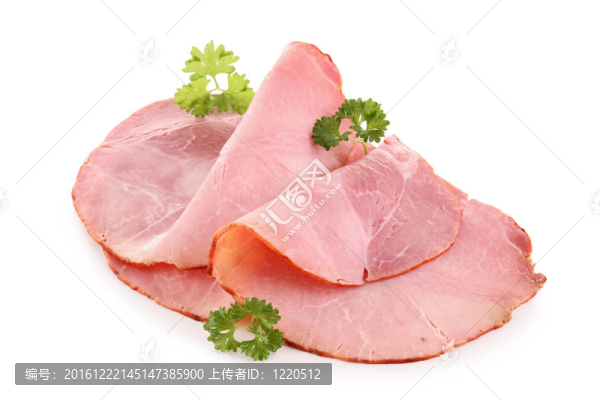 孤立的火腿