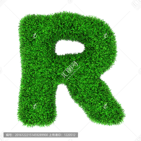草字母R