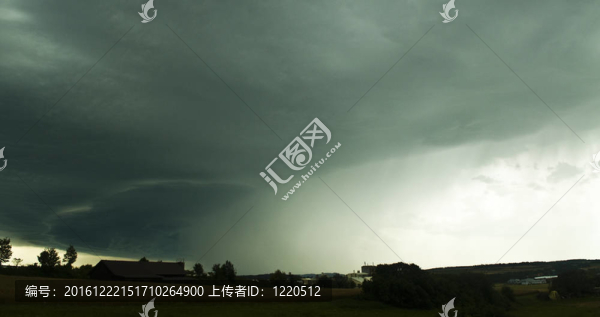 暴風雨的天氣