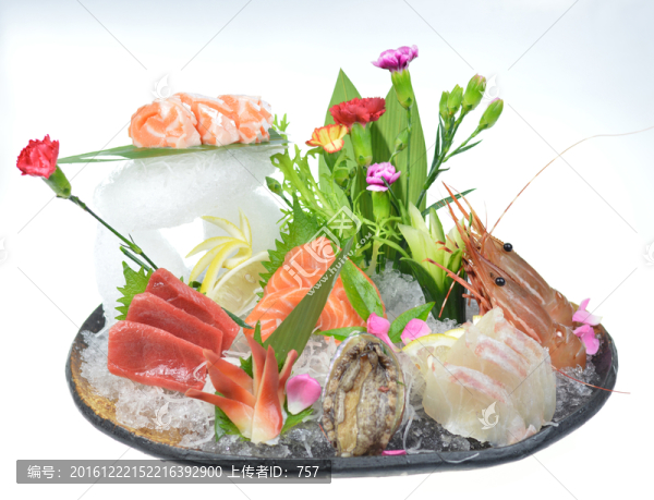 鮑魚,肉,赤貝,蝦,壽司
