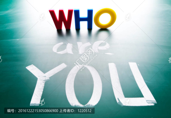 你是誰；黑板上的概念詞。