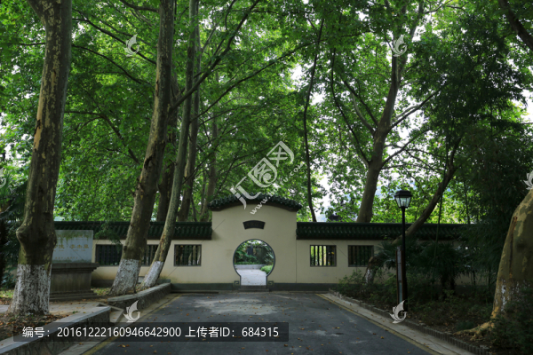 中式庭院院門