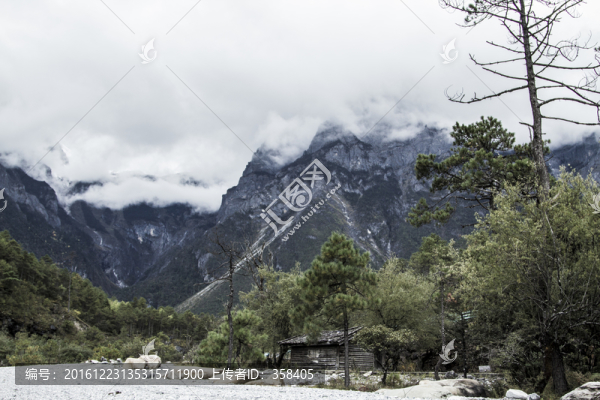 雪山,山峰