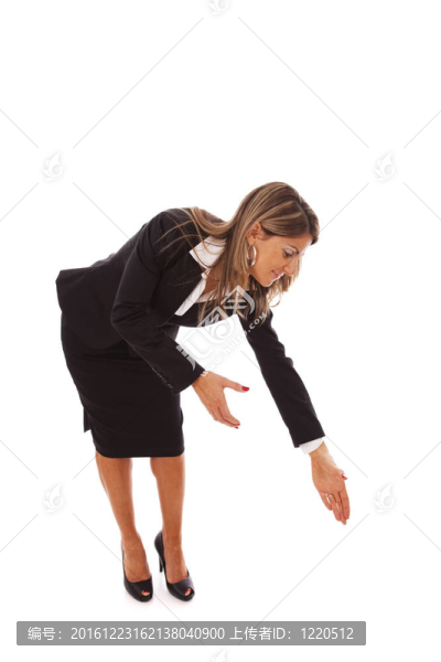 商人彎腰
