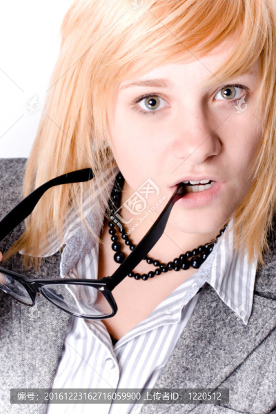 年輕漂亮的女商人