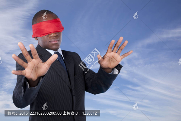 盲目的非洲商人