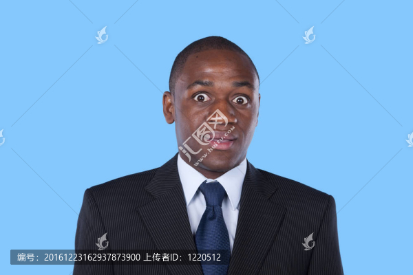 非洲商人驚訝