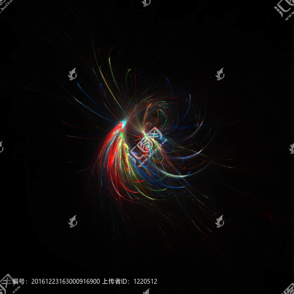 五顏六色的螺旋線