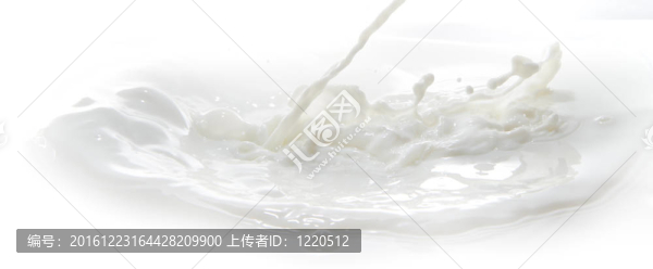 牛奶濺