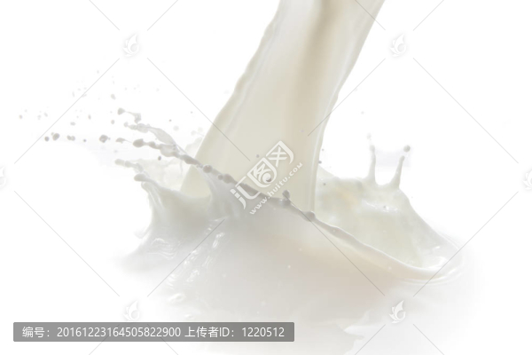 牛奶濺