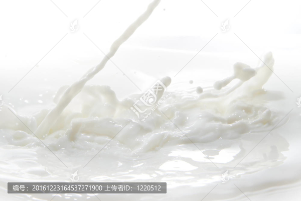 牛奶濺