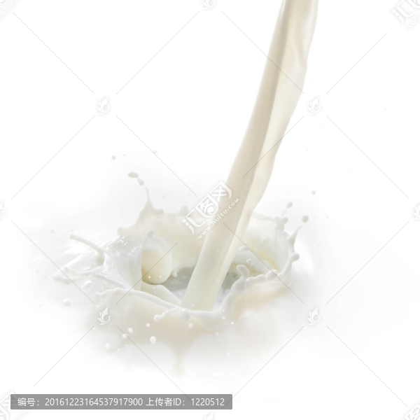 牛奶濺