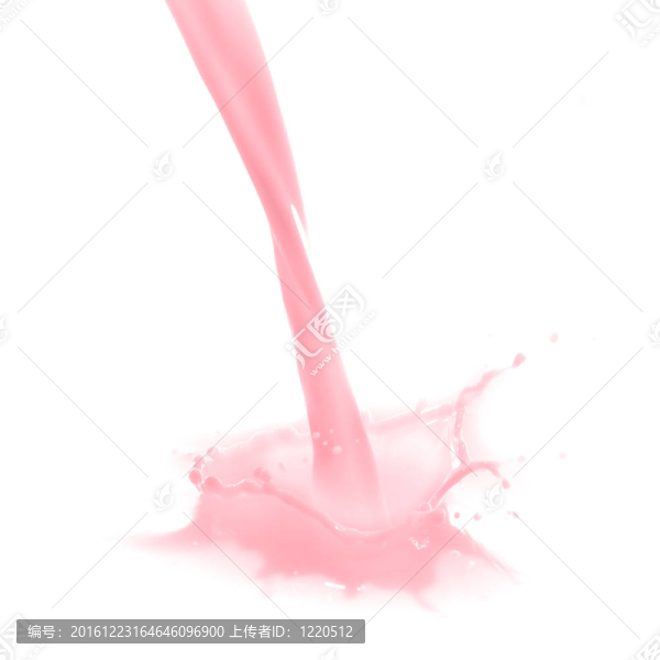 草莓牛奶飛濺
