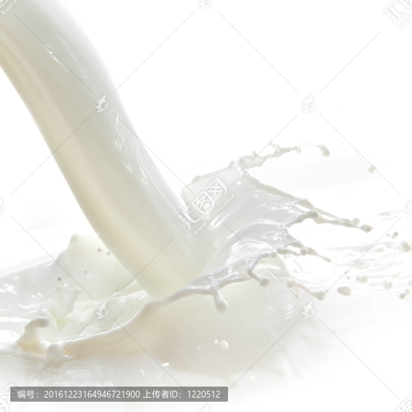 牛奶濺