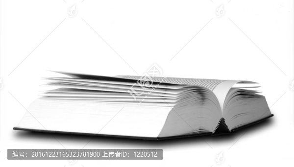 打開的書