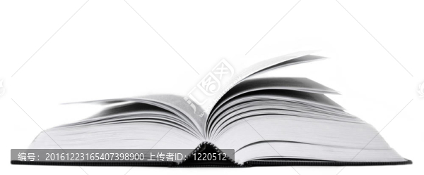 打開的書