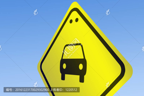 道路標(biāo)志車形