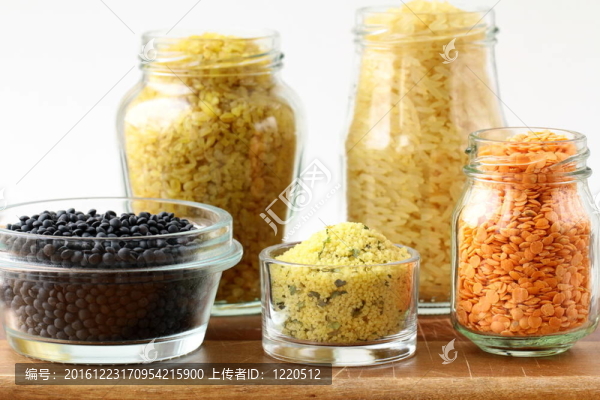 混合不同豆類