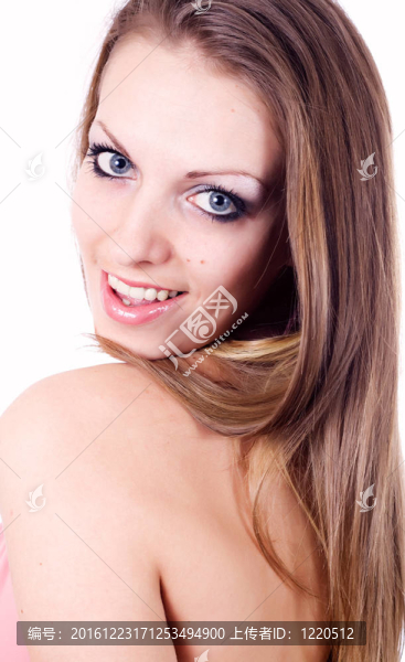 美麗少婦笑