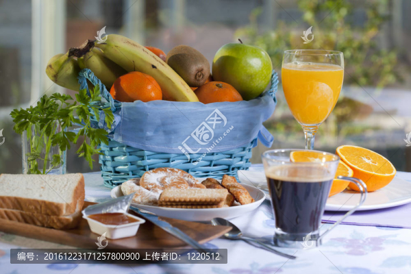 餐桌上的早餐
