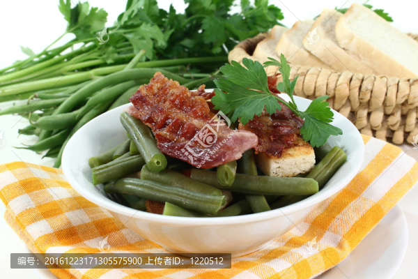 豆子熏肉