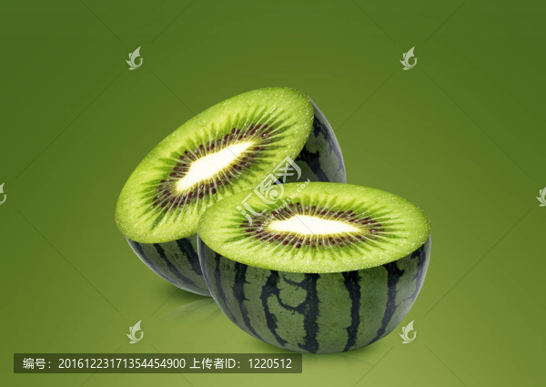 西瓜和獼猴桃里面