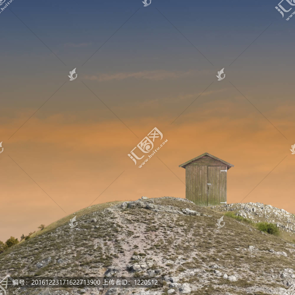 山頂上的小屋