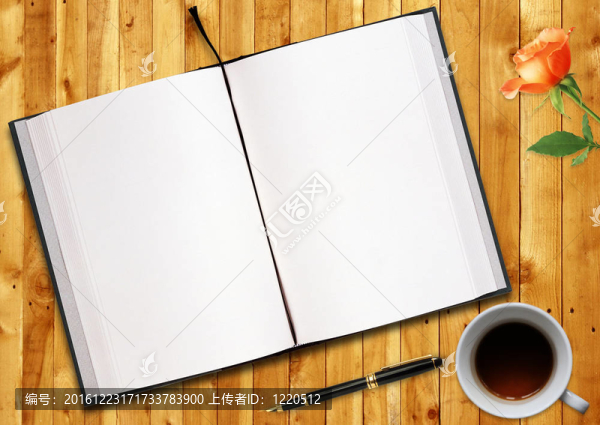 空白的書