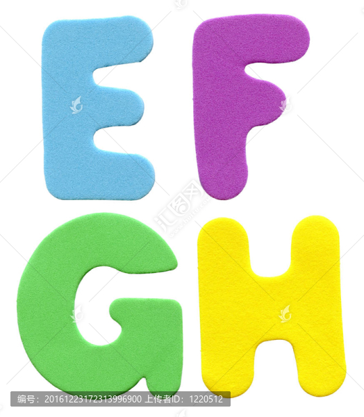 五彩繽紛的泡沫字母