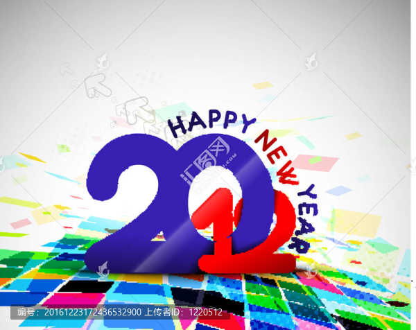 新年2012海報(bào)設(shè)計(jì)