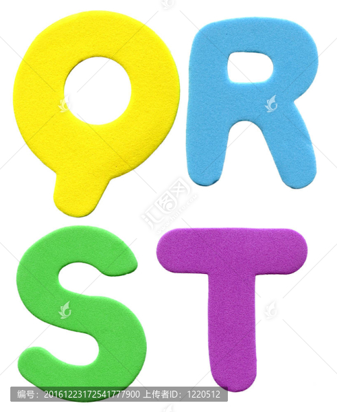 五彩繽紛的泡沫字母