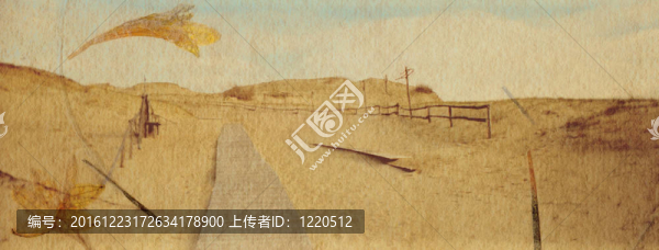 景區(qū)的沙丘垃圾背景